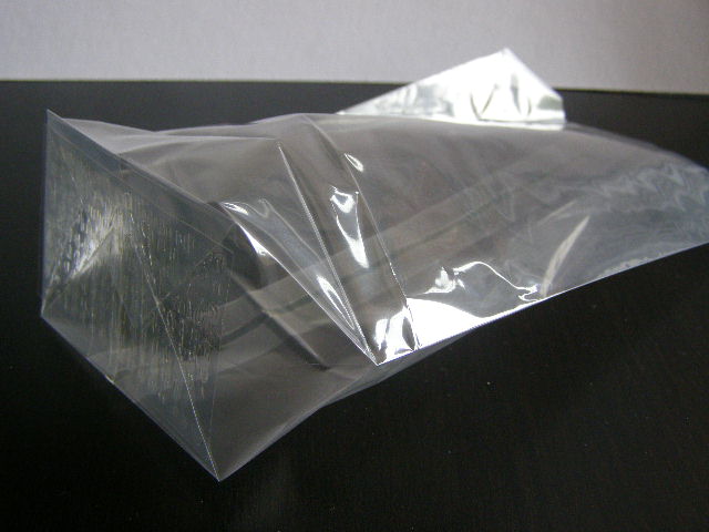 sáček celofánový - křížové dno - 26 x 17/7 x 10 cm