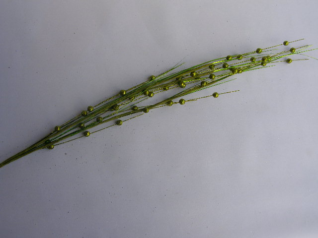  třpytivé pruty s kuličkami - zelené