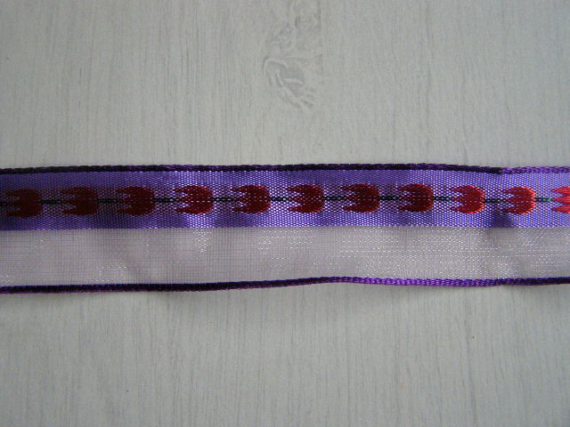 monofil 25 mm - tulipány - fialová