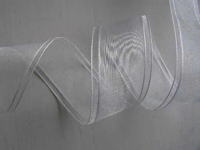 monofil - 40 mm - dvojitý okraj - bílá