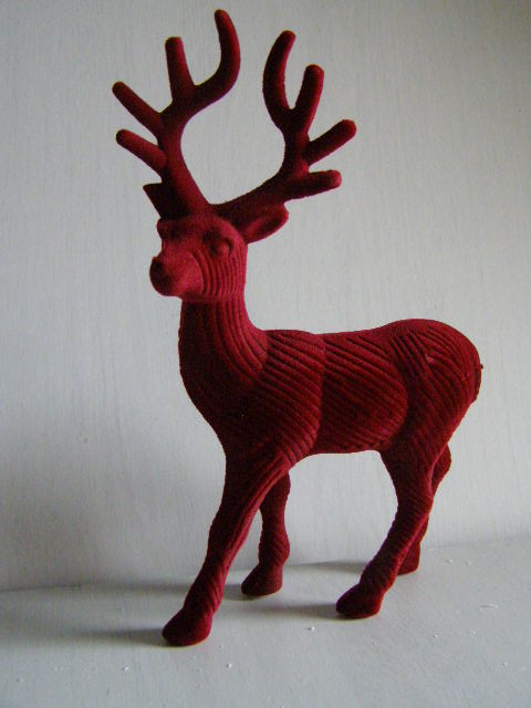 semišový jelen - vínový