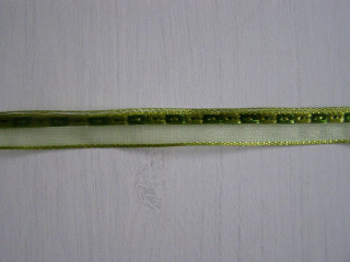 monofil - 15 mm - kostičky v kraji - zelená