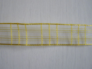 monofil - 25 mm - jemná mřížka - žlutá