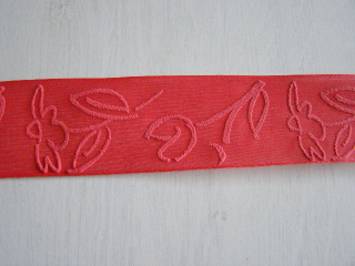 monofil - plastické kytky - červené