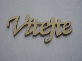 nápis - Vítejte - přírodní větší