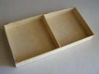 dřevěná krabička - 9 x 18 cm