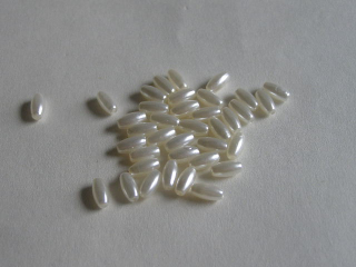 perličky olivy 8 mm - 30 ks - šampaň